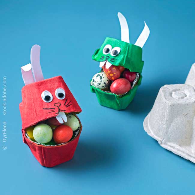 Basteln für Ostern: kreative Upcycling-Ideen für die Kita